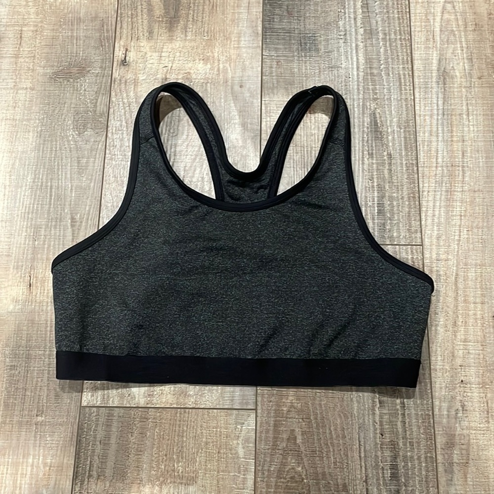 Danskin Now Black Sports Bra Size Large